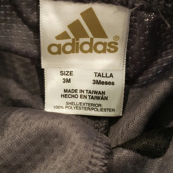 Adidas Track Pants baby boy 3m grey green - Picture 4 of 4